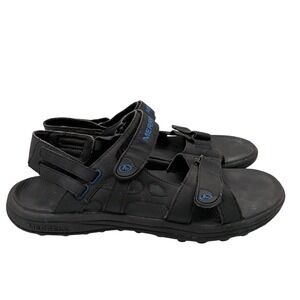Merrell Cedrus Convertible Sport Sandals Mens 11 Black Snorkel Blue Hiking Trail